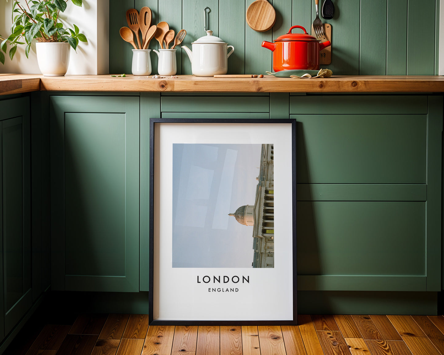 National Gallery Dome Landscape Orientation - London analogue photography poster print on minimalist white wall